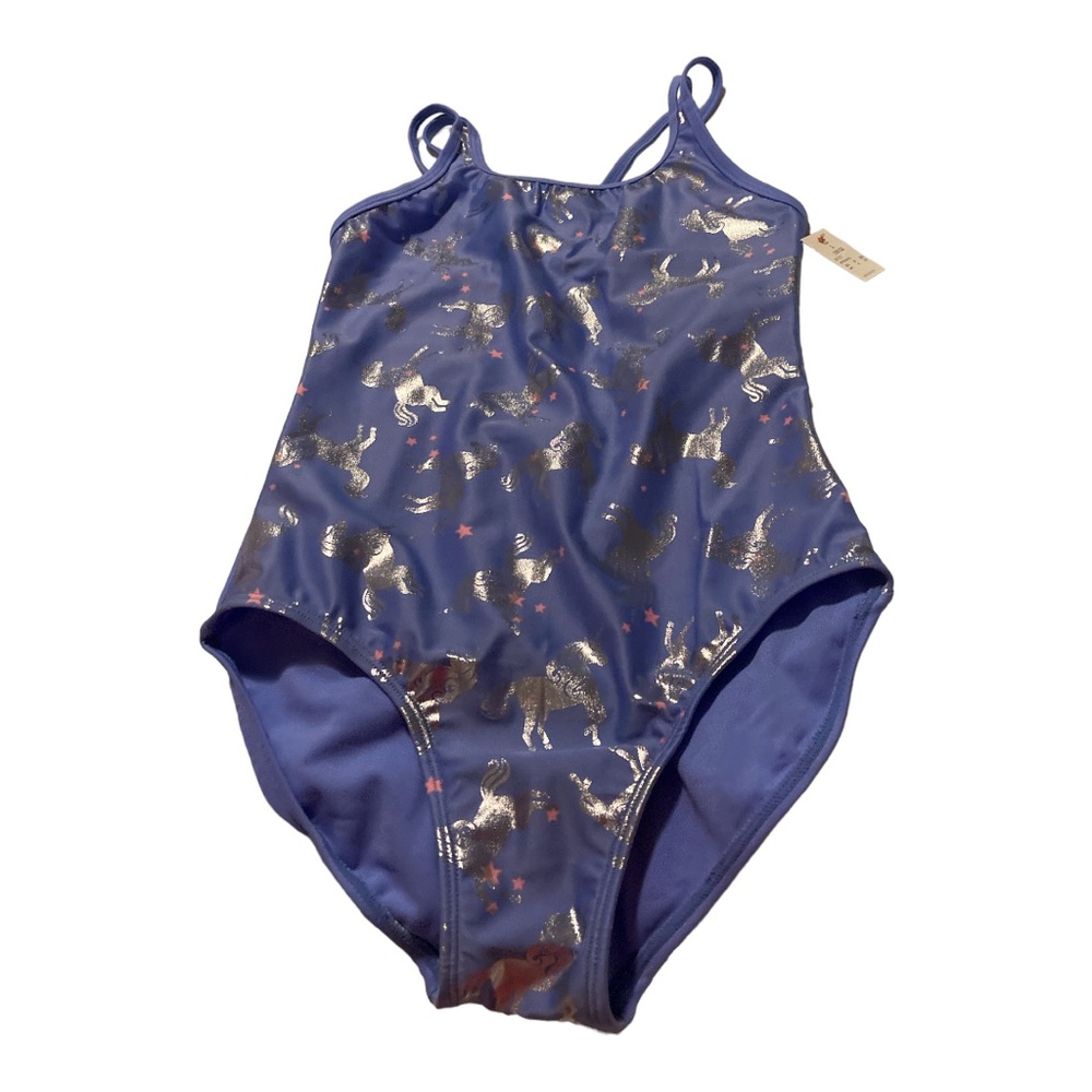 Cat &  jack blue swimsuit size large